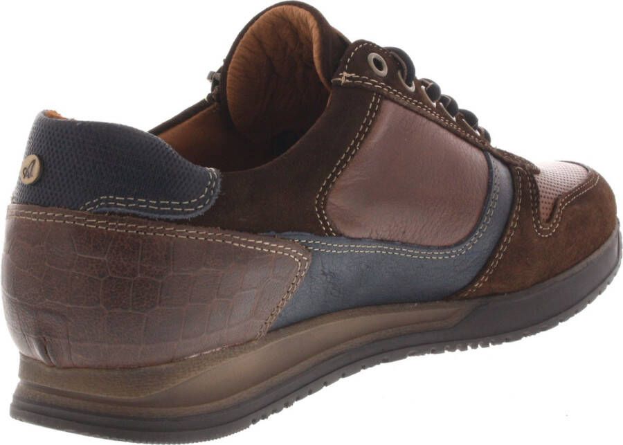 Australian Footwear Browning Sneakers Widht H Bruin Brown Blue - Foto 9