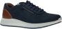 Australian Heren Sneakers Huricane Leather Blue Tan Donkerblauw - Thumbnail 10