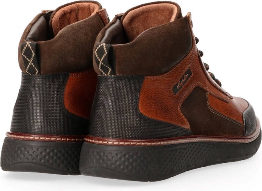 Australian Heren Veterschoenen Durango Black Cognac