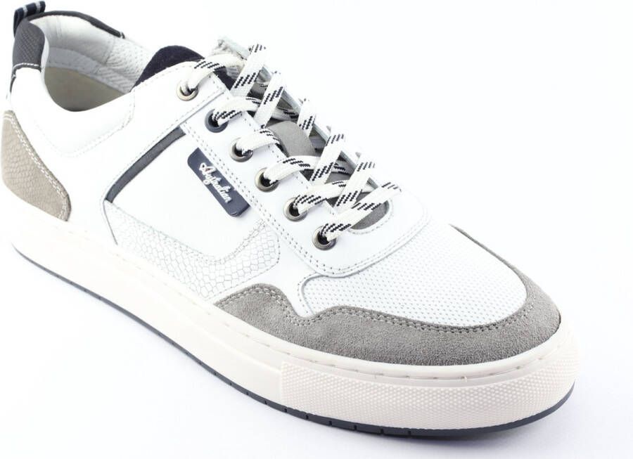 Australian Jason Sneakers wit Leer Heren