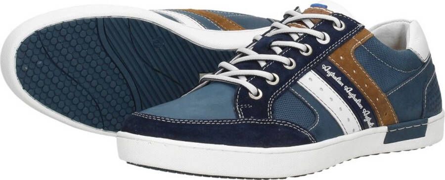 Australian Nothingham Leather S04 Heren Sneakers Blauw