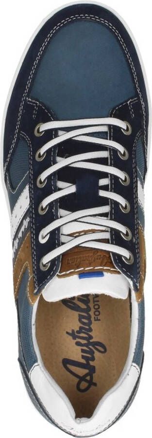 Australian Nothingham Leather S04 Heren Sneakers Blauw