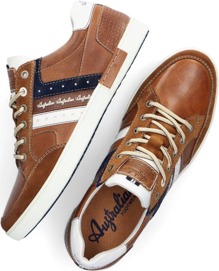 Australian Nottingham Lage sneakers Leren Sneaker Heren Bruin