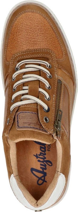 Australian Winchester heren sneaker Cognac