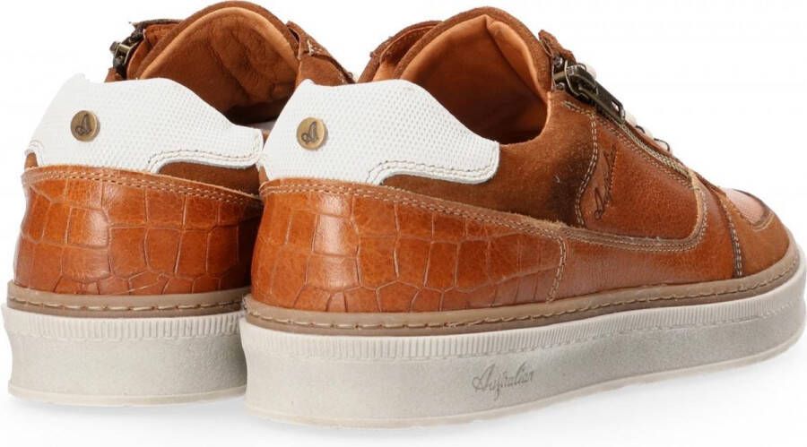 Australian Winchester heren sneaker Cognac