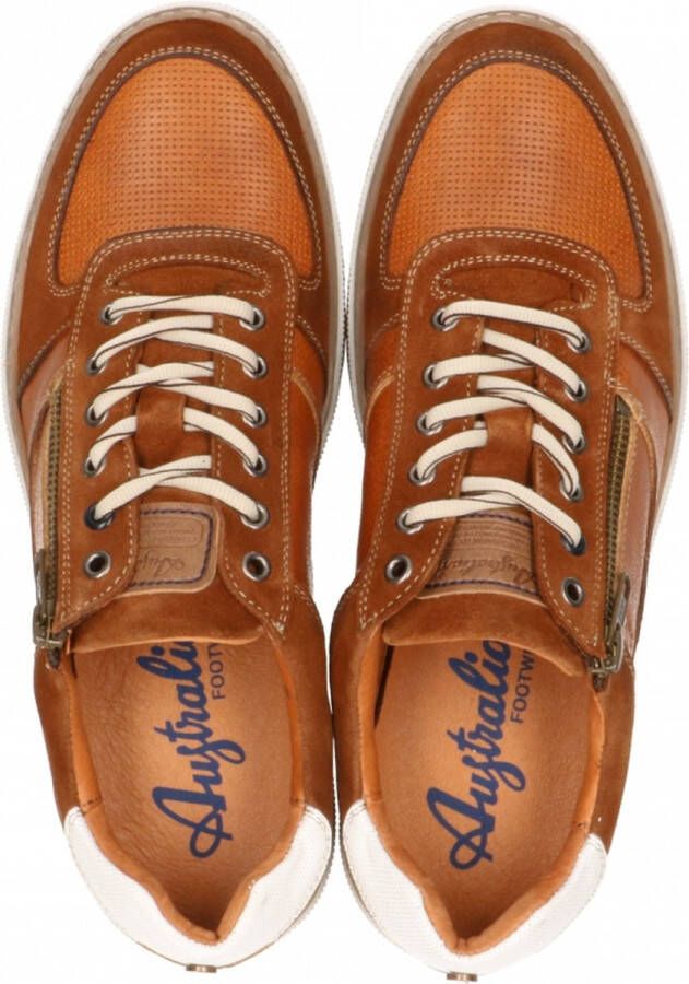 Australian Winchester heren sneaker Cognac