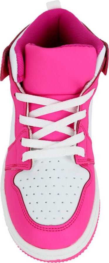 Babes & Binkies Sneakers Chiquita wit roze Kids & Kind Meisjes Roze - Foto 3