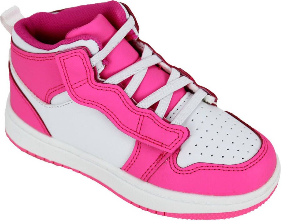 Babes & Binkies Sneakers Chiquita wit roze Kids & Kind Meisjes Roze - Foto 4