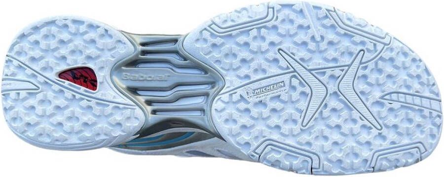 Babolat Tennis Babolat SMU Drive Tennisschoenen Wit Blauw Dames