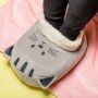 Balvi Kitty Voetenwarmer Kat Grijs one size fits all - Thumbnail 4