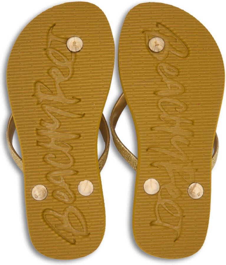 BeachyFeet Teenslippers Golden Shimmer Goud - Foto 3