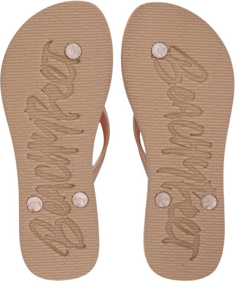 BeachyFeet Teenslippers Flores Andaluz Licht Bruin