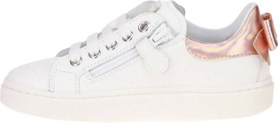 Beberlis Wit-Roze Sneaker