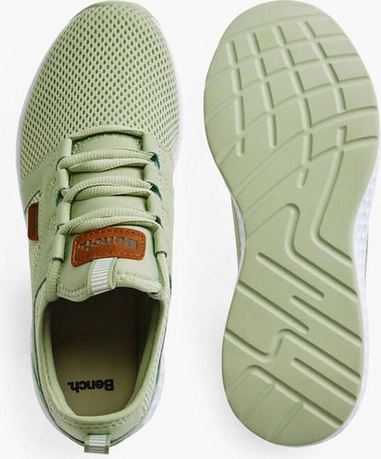 Bench Lichtgroene sneaker memory foam