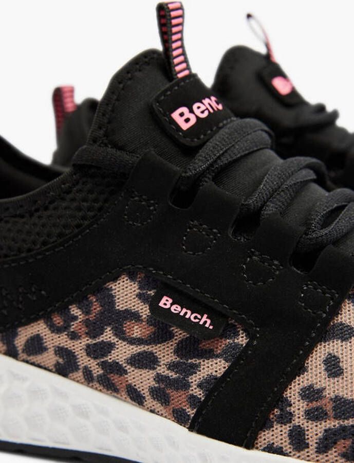 Bench Zwarte sneaker panterprint