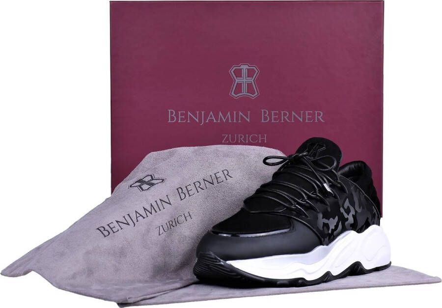 Benjamin Berner Camo Sneaker Zwart Heren