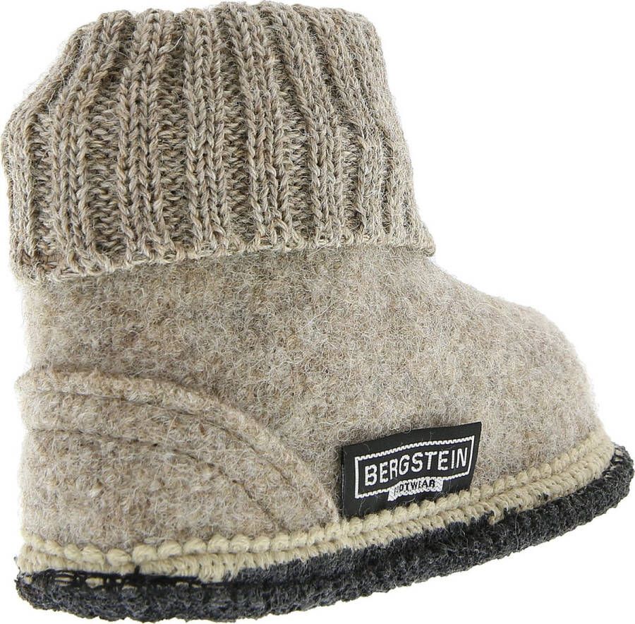 Bergstein Cozy Sloffen Unisex Junior Beige