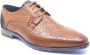 Berkelmans Oulton Cognac Braided 2310050122 Cognacbruine geklede herenschoenen wijdte G ½ - Thumbnail 17