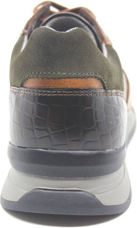 Berkelmans Oyama Cogna Cognacbruine heren sneaker