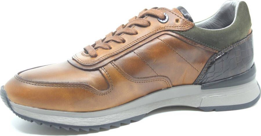 Berkelmans Oyama Cogna Cognacbruine heren sneaker