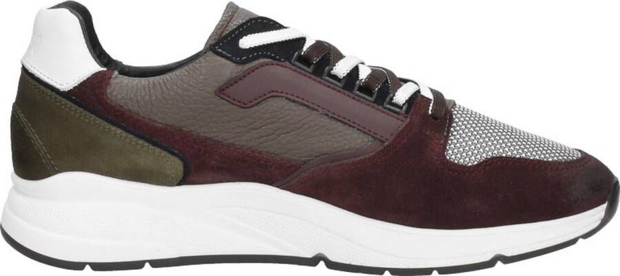 Berkelmans Zandvoort Sneakers Laag Bordeaux