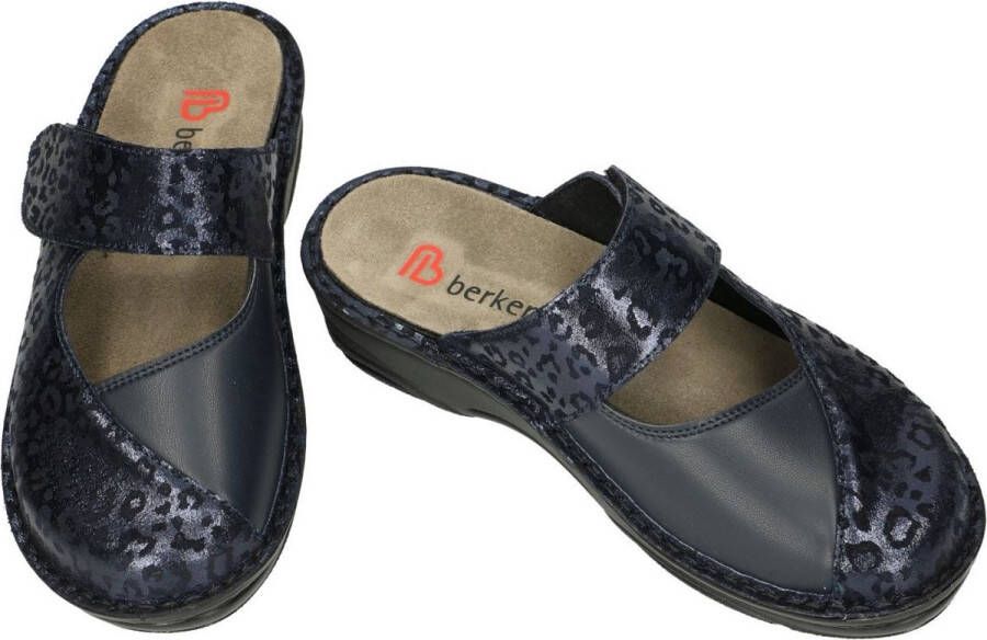 Berkemann -Dames blauw donker pantoffels