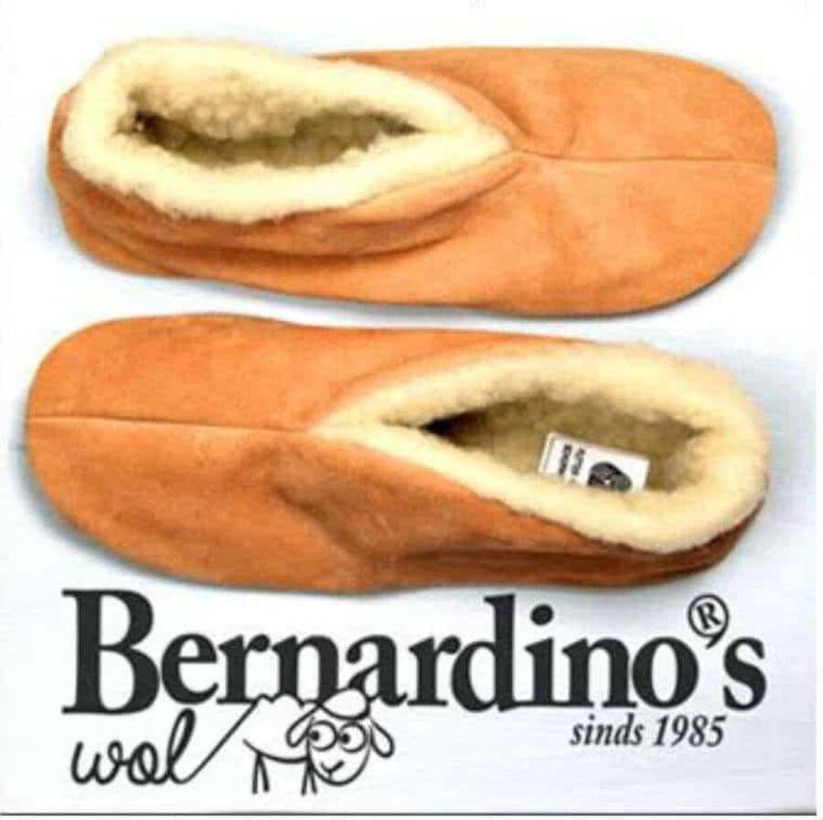 Bernardino Bernardno Spaanse Sloffen Unisex Beige 100% wol