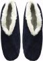 Bernardino Navy echte suede Spaanse sloffen dames - Thumbnail 4