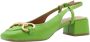 BIBI LOU Slingbacks Dames 543z10vk Maat: 38 Materiaal: Leer Kleur: Groen - Thumbnail 8