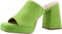 Bibi Lou Stijlvolle en Comfortabele Dames Platte Schoenen Green Dames - Thumbnail 7