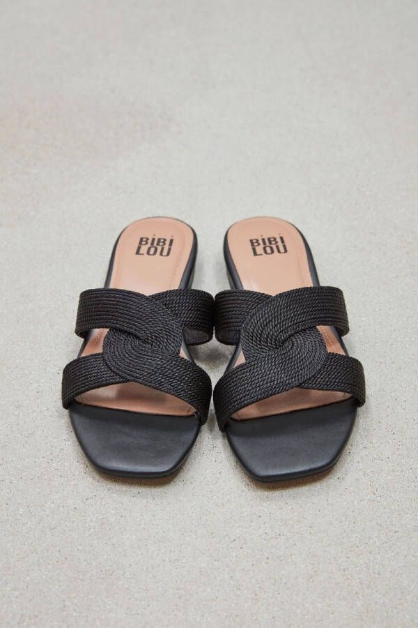 BiBi Lou Slippers Slides Dames 849Z94 Zwart