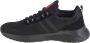 Big Star Shoes KK174255 Mannen Zwart Sneakers - Thumbnail 4