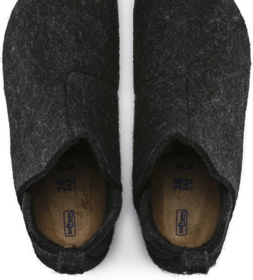 Birkenstock Andermatt pantoffels smal grijs Dames