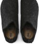 Birkenstock Andermatt Pantoffels Anthracite Narrow fit | Zwart | Wolvilt - Thumbnail 85