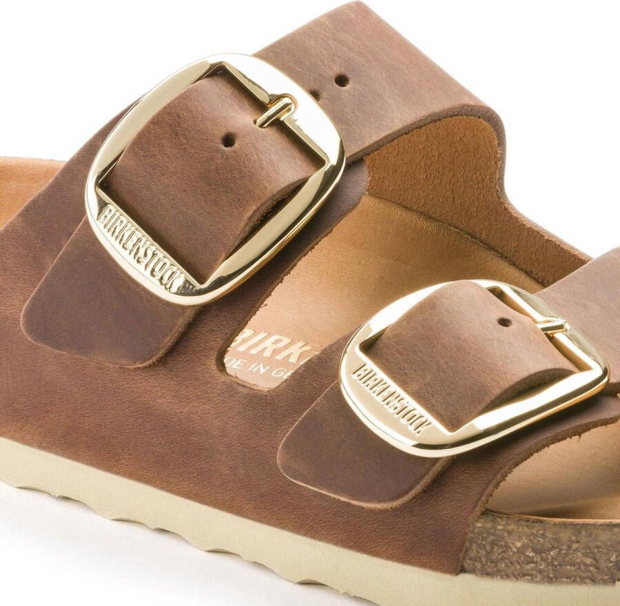 Birkenstock Arizona Big Buckle cognac vetleer regular sandalen dames(1011072 ) - Foto 2