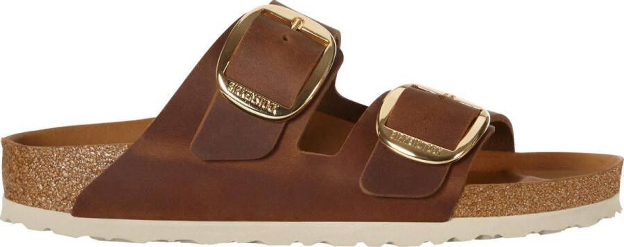 Birkenstock Arizona Big Buckle cognac vetleer regular sandalen dames(1011072 ) - Foto 3