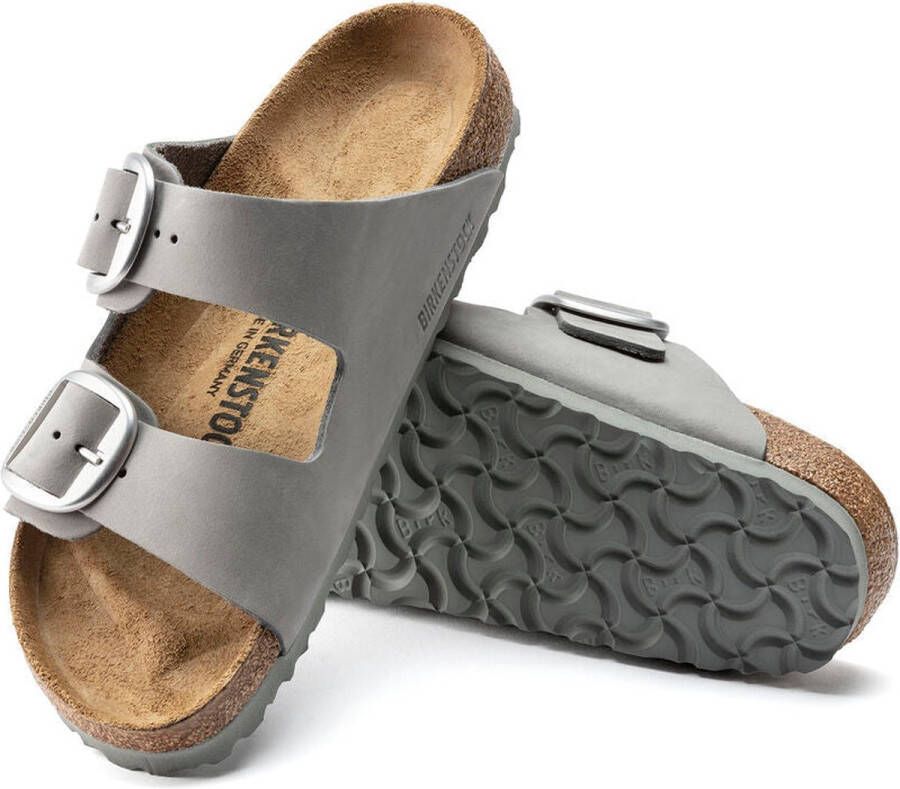 Birkenstock Arizona Big Buckle dames sandaal grijs - Foto 3