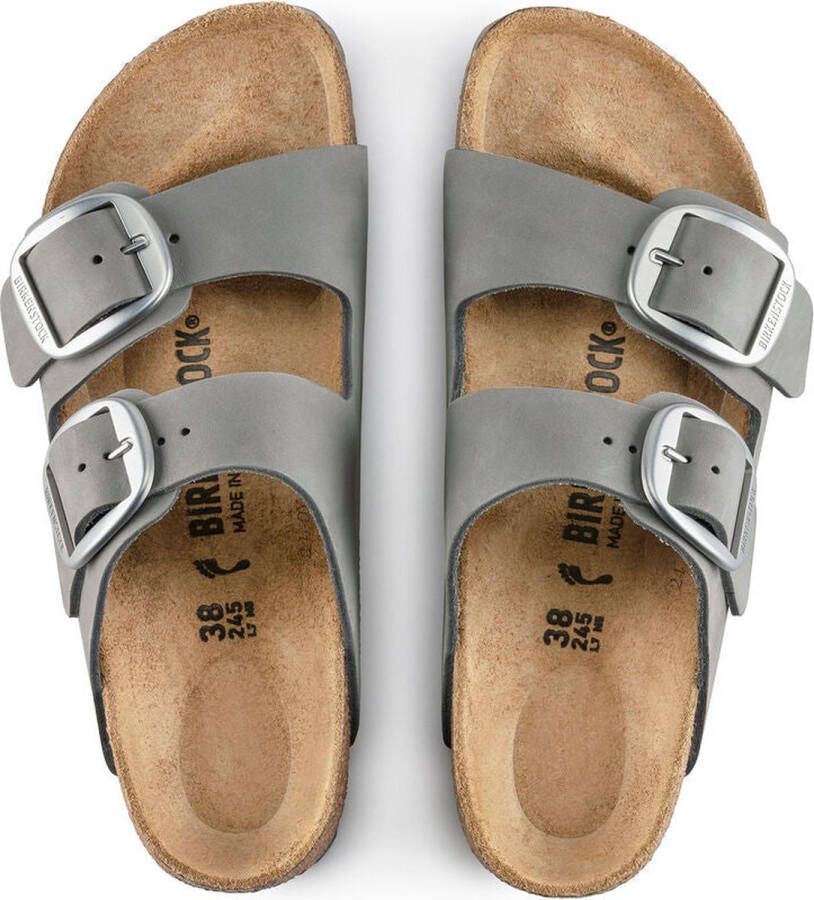 Birkenstock Arizona Big Buckle dames sandaal grijs