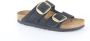 Birkenstock Arizona Dames Slippers Black Narrow fit | Zwart | Nubuck - Thumbnail 14