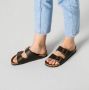 Birkenstock Klassieke Lederen Sandalen Brown Dames - Thumbnail 11