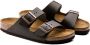 Birkenstock Klassieke Lederen Sandalen Brown Dames - Thumbnail 13