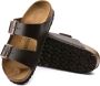 Birkenstock Klassieke Lederen Sandalen Brown Dames - Thumbnail 7