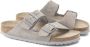 BIRKENSTOCK Slippers Arizona Maat: 42 Materiaal: Suède Kleur: Taupe - Thumbnail 15