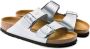 Birkenstock Klassieke Comfort Slider Arizona BS Dames Sandaal Grijs Dames - Thumbnail 14