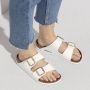 Birkenstock Arizona Slippers Patent White Regular fit | Wit | Imitatieleer - Thumbnail 5