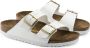 Birkenstock Arizona Slippers Patent White Regular fit | Wit | Imitatieleer - Thumbnail 7