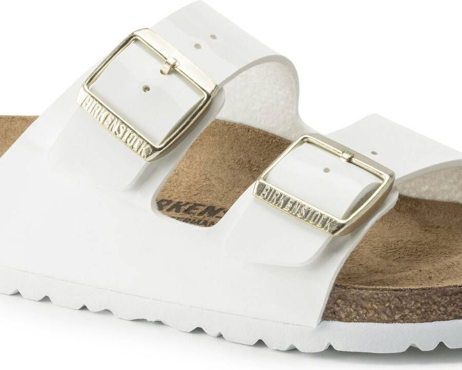 Birkenstock Arizona Slippers Patent White Regular fit | Wit | Imitatieleer - Foto 9