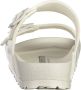 Birkenstock Witte Rubberen Slipper Dubbele Gespsluiting White - Thumbnail 13