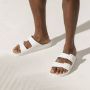 Birkenstock Witte Rubberen Slipper Dubbele Gespsluiting White - Thumbnail 7