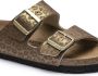 Birkenstock Arizona Leopard narrow BF SMU Dames Slippers Gold - Thumbnail 4